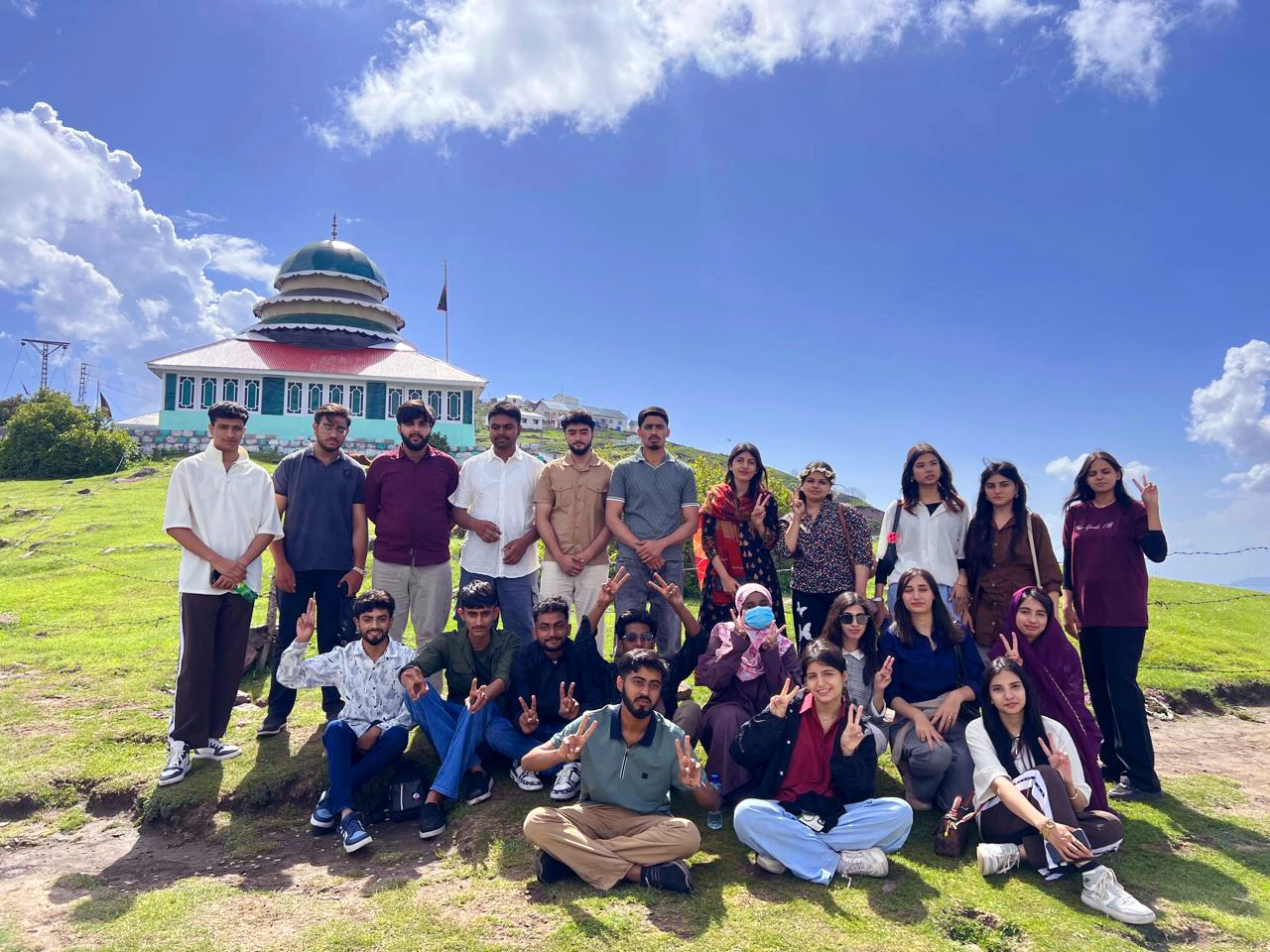 UOR students visiting Pir Chinasi for recreational tour and outdoor experience