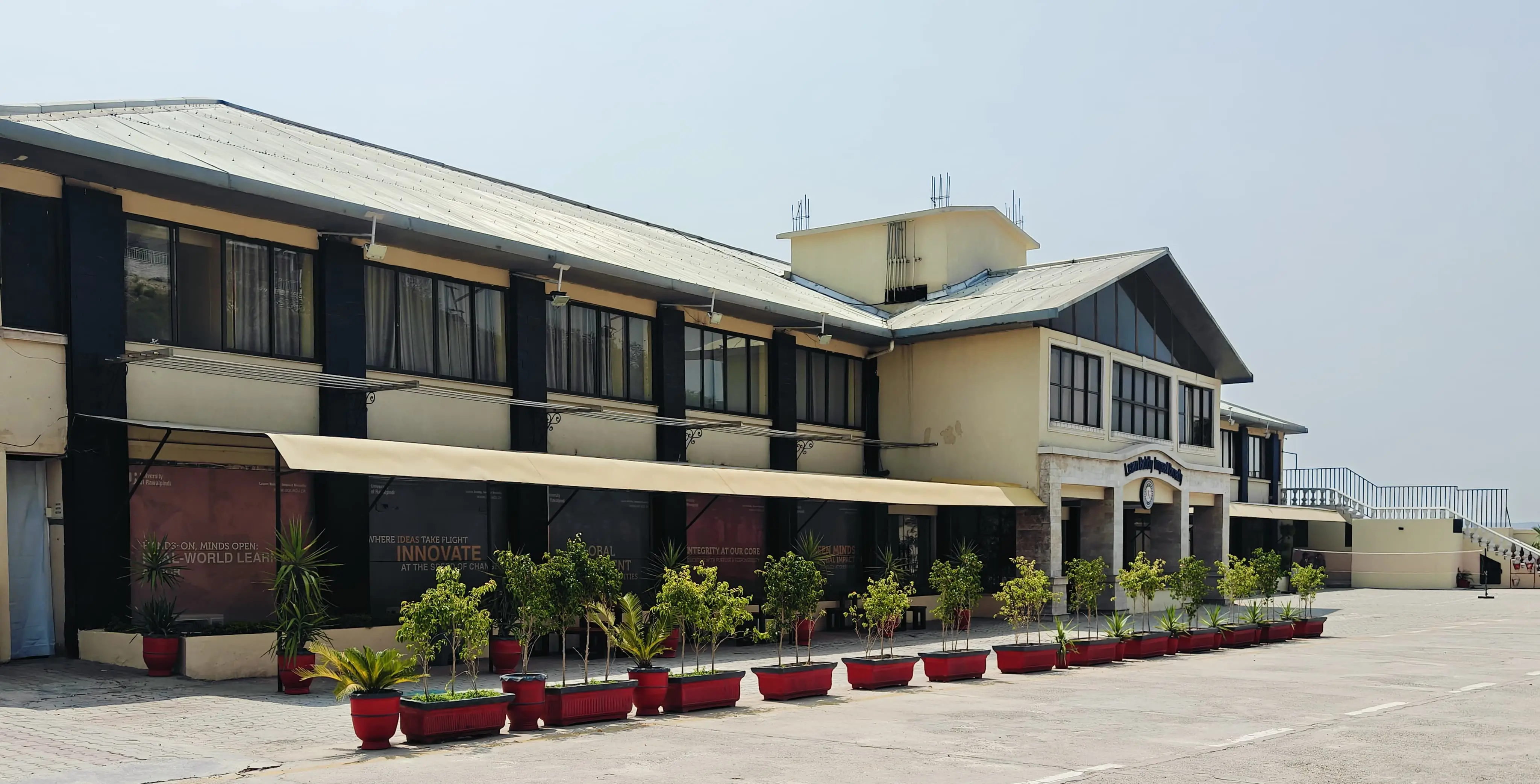 UOR campus building exterior showcasing university infrastructure