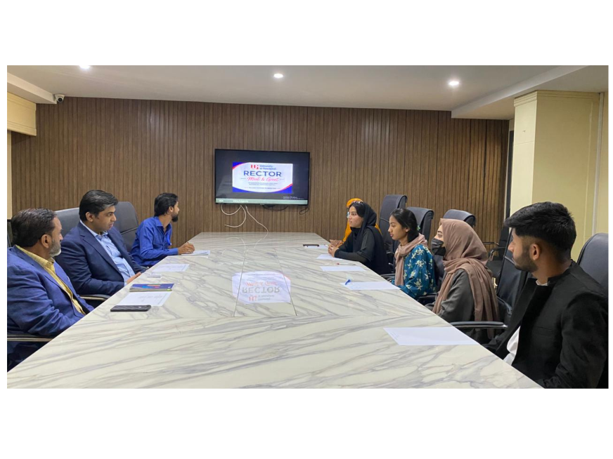 University event: Rector Meets Student Representatives to Strengthen Campus Engagement